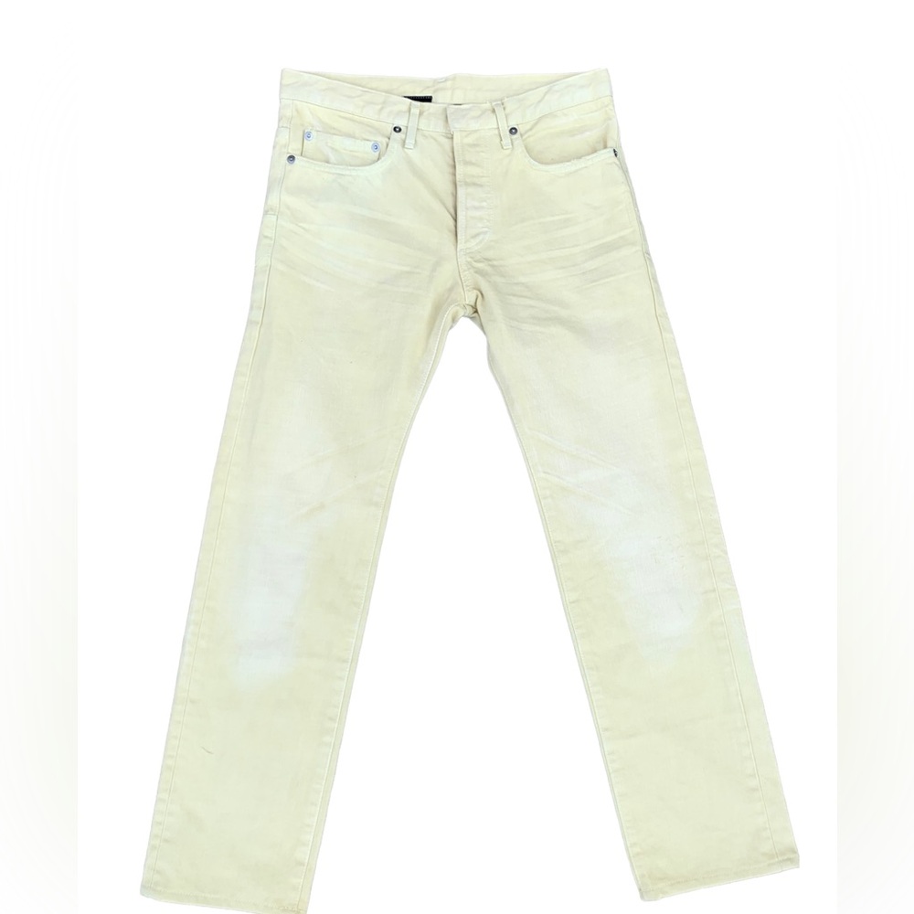 Dior homme by hedi slimane SS06 yellow claw mark jeans